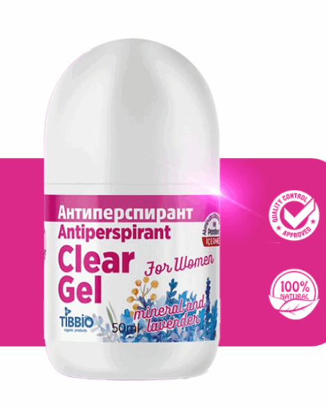 CLEAR GEL ANTIPERSPIRANT