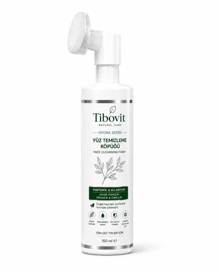 Tibovit Hydra Series Face Cleansing Foam with Brush