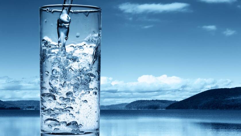 Glass of water