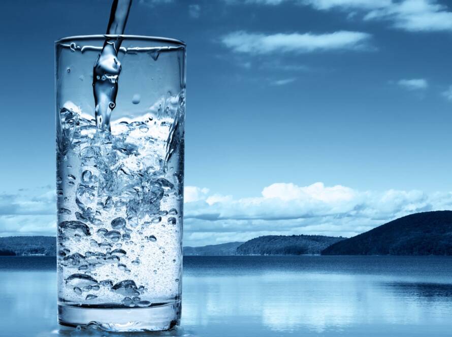 Glass of water